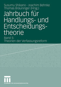 Vorderes Coverbild Jahrbuch für Handlungs- und Entscheidungstheorie