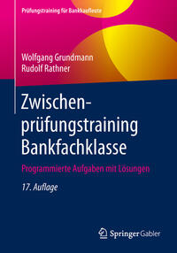 Vorderes Coverbild Zwischenprüfungstraining Bankfachklasse