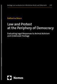 Vorderes Coverbild Law and Protest at the Periphery of Democracy