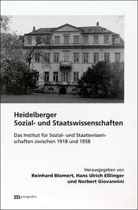 Vorderes Coverbild Heidelberger Sozial- und Staatswissenschaften