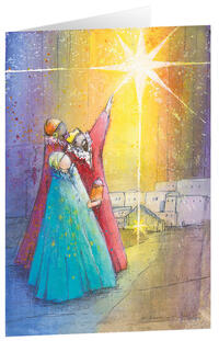 Vorderes Coverbild Kunstkarten "Stern über Bethlehem" 6 Stk.