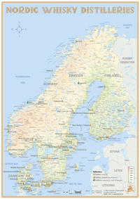 Vorderes Coverbild Nordic Whisky Distilleries - Tasting Map