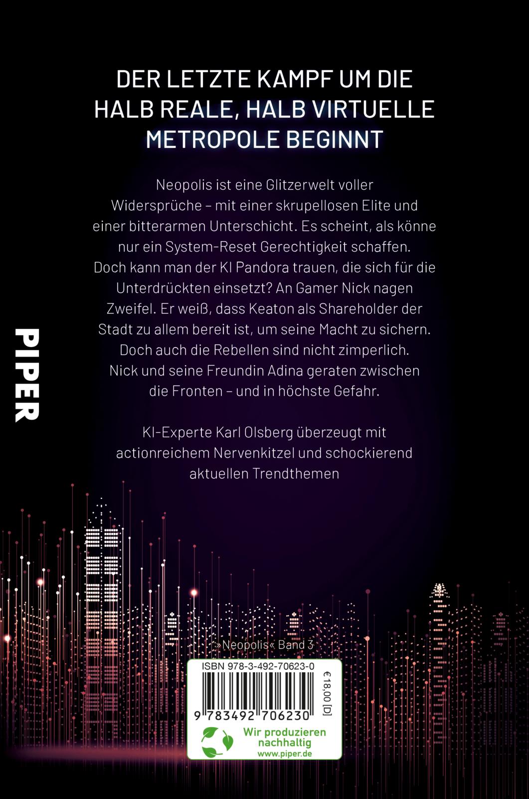 Rückseitencover Neopolis – Ein Fehler im System