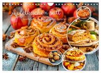 Vorderes Coverbild Apfelkuchen satt - Köstliche Kunstwerke aus dem KI-Backofen (Wandkalender 2025 DIN A4 quer), CALVENDO Monatskalender