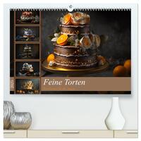 Vorderes Coverbild Feine Torten (hochwertiger Premium Wandkalender 2025 DIN A2 quer), Kunstdruck in Hochglanz