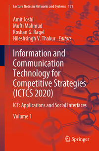 Vorderes Coverbild Information and Communication Technology for Competitive Strategies (ICTCS 2020)