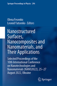 Vorderes Coverbild Nanostructured Surfaces, Nanocomposites and Nanomaterials, and Their Applications