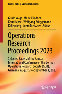 Vorderes Coverbild Operations Research Proceedings 2023