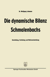 Vorderes Coverbild Die dynamische Bilanz Schmalenbachs