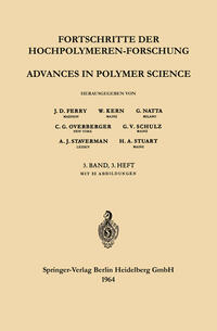 Vorderes Coverbild Advances in Polymer Science / Fortschritte der Hochpolymeren-Forschung