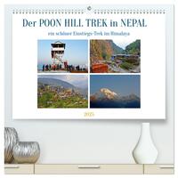 Vorderes Coverbild Der POON HILL TREK in NEPAL (hochwertiger Premium Wandkalender 2025 DIN A2 quer), Kunstdruck in Hochglanz