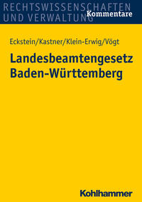 Vorderes Coverbild Landesbeamtengesetz Baden-Württemberg