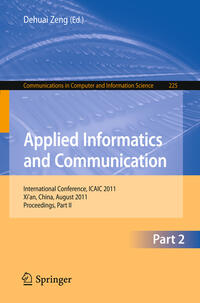 Vorderes Coverbild Applied Informatics and Communication, Part II