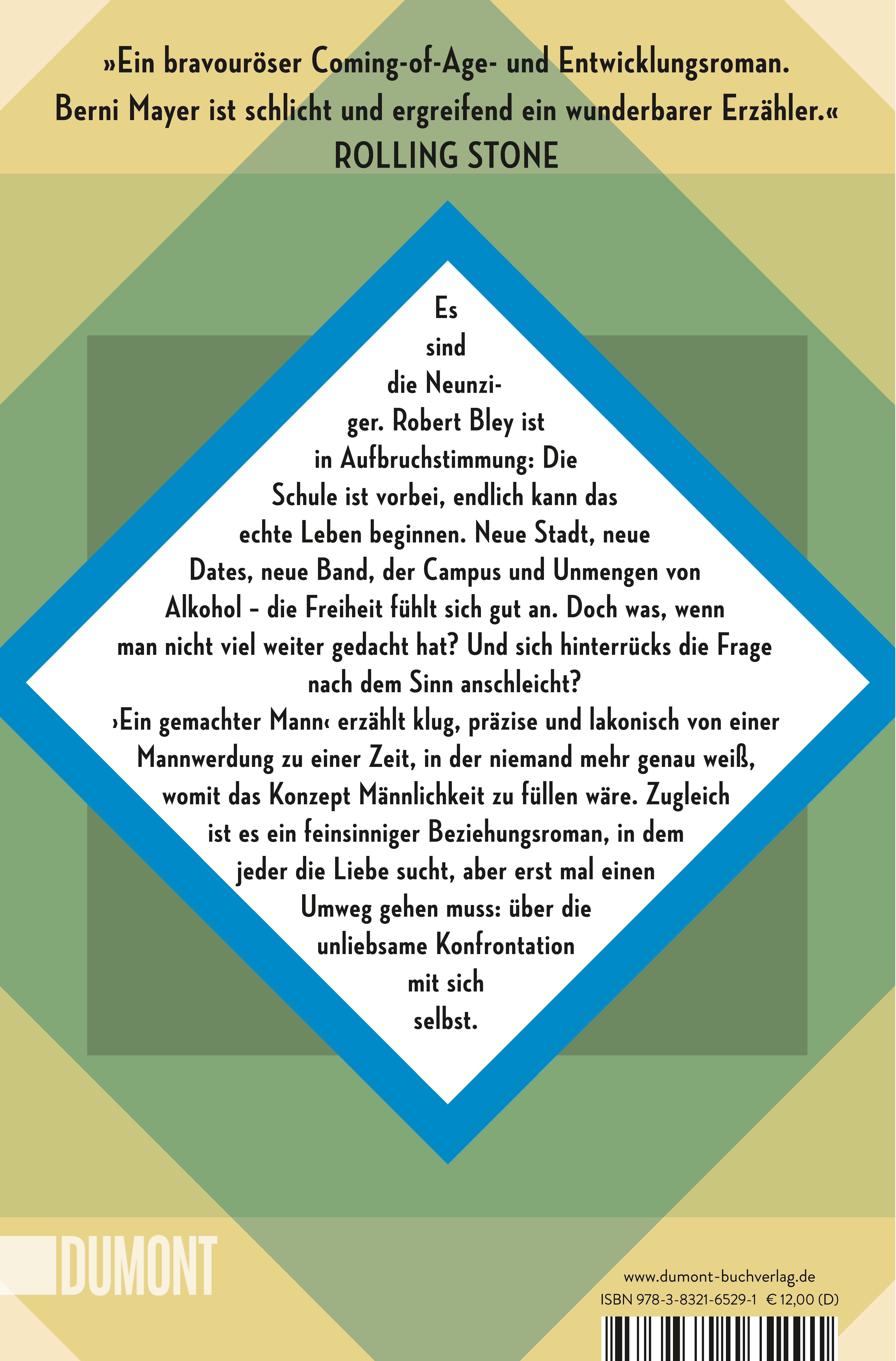 Rückseitencover Ein gemachter Mann