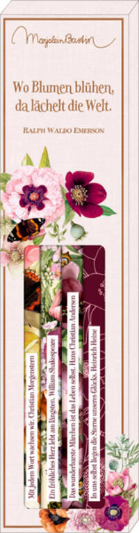 Vorderes Coverbild Bleistift-Set mit Sprüchen