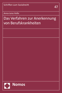 Vorderes Coverbild Das Verfahren zur Anerkennung von Berufskrankheiten