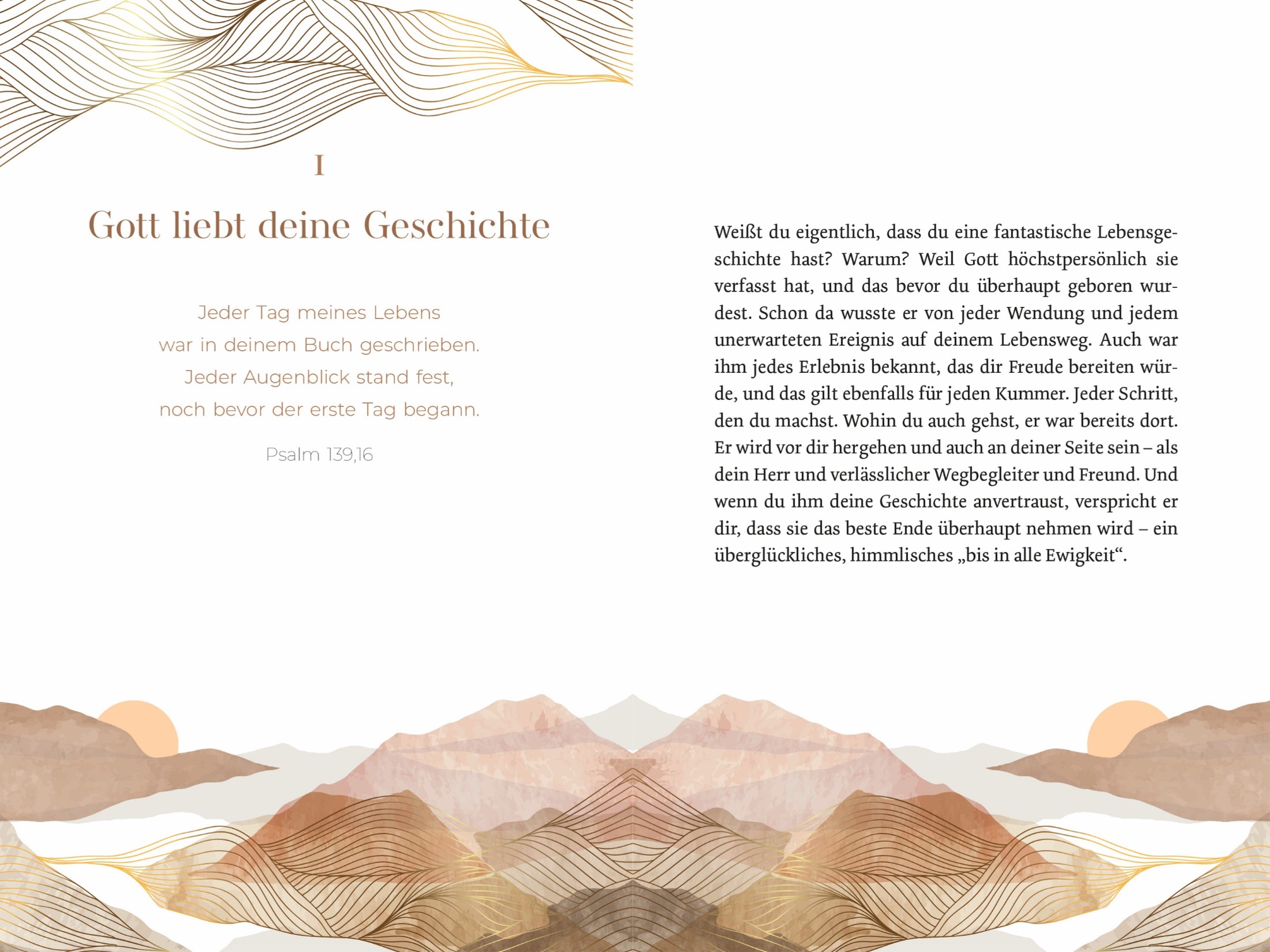 Beispielinhalt (Bild) 100 Dinge, die Gott an dir liebt
