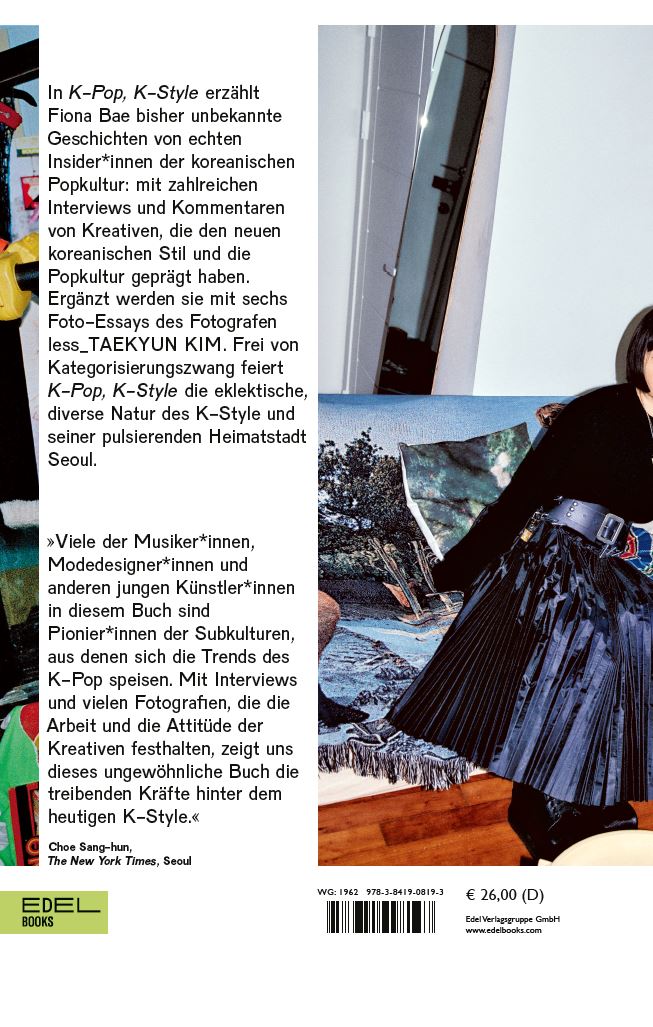 Rückseitencover K-Pop, K-Style