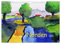 Vorderes Coverbild Unterwegs im Norden 2025 (Wandkalender 2025 DIN A4 quer), CALVENDO Monatskalender