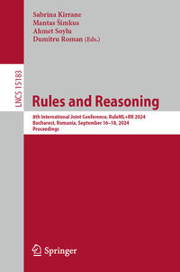 Vorderes Coverbild Rules and Reasoning