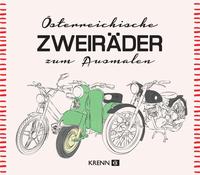 Vorderes Coverbild Österreichische Zweiräder zum Ausmalen