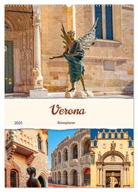 Vorderes Coverbild Verona - Reiseplaner (Wandkalender 2025 DIN A2 hoch), CALVENDO Monatskalender
