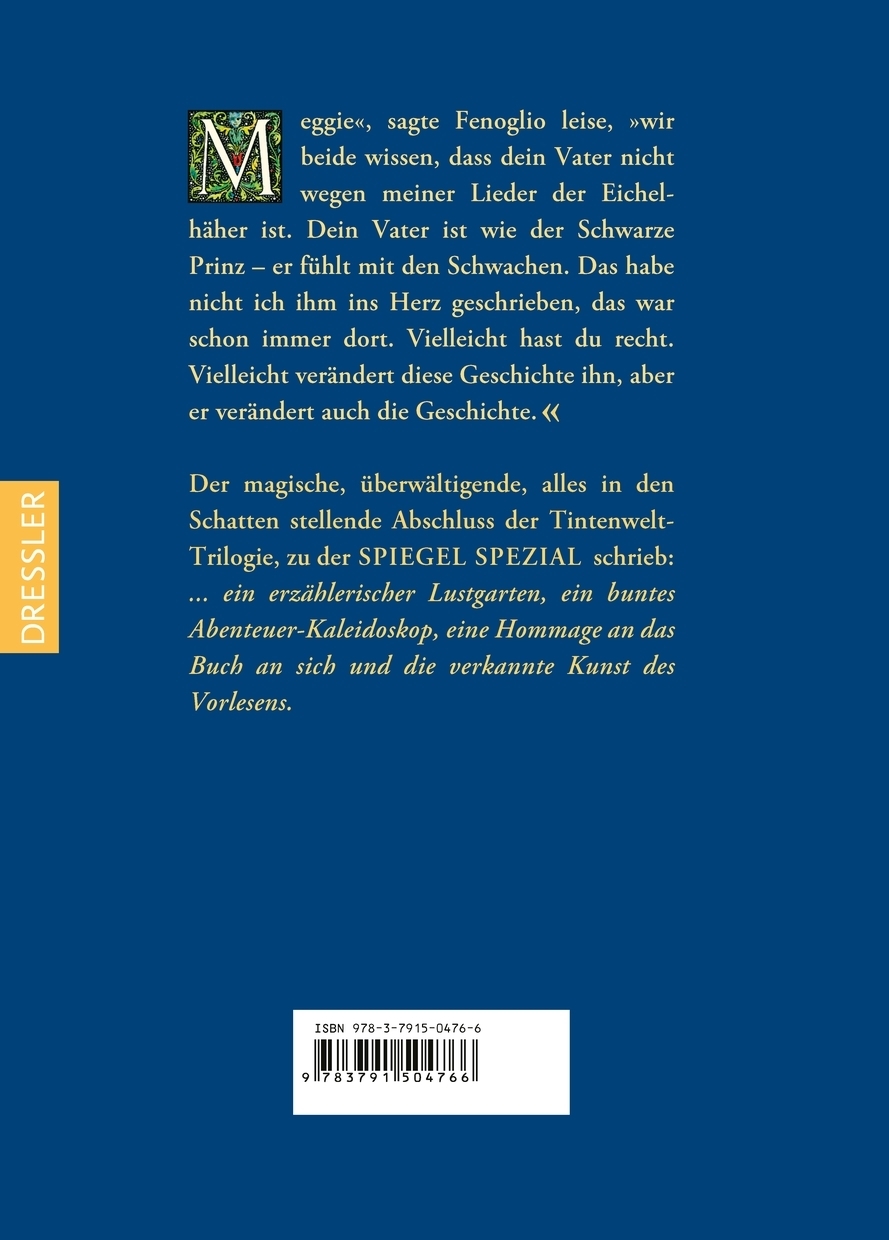 Rückseitencover Tintenwelt 3. Tintentod