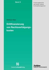 Vorderes Coverbild Drittfinanzierung von Rechtsverfolgungskosten