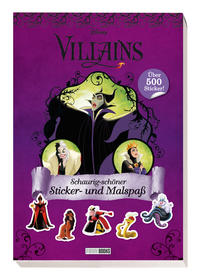Vorderes Coverbild Disney Villains: Schaurig-schöner Sticker- und Malspaß