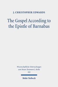 Vorderes Coverbild The Gospel According to the Epistle of Barnabas