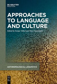 Vorderes Coverbild Approaches to Language and Culture