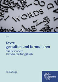 Vorderes Coverbild Texte gestalten und formulieren