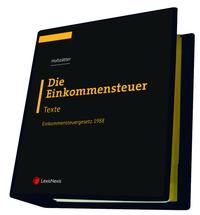 Vorderes Coverbild Die Einkommensteuer (EStG 1988) Band I - Texte