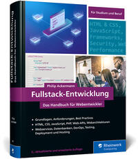 Vorderes Coverbild Fullstack-Entwicklung