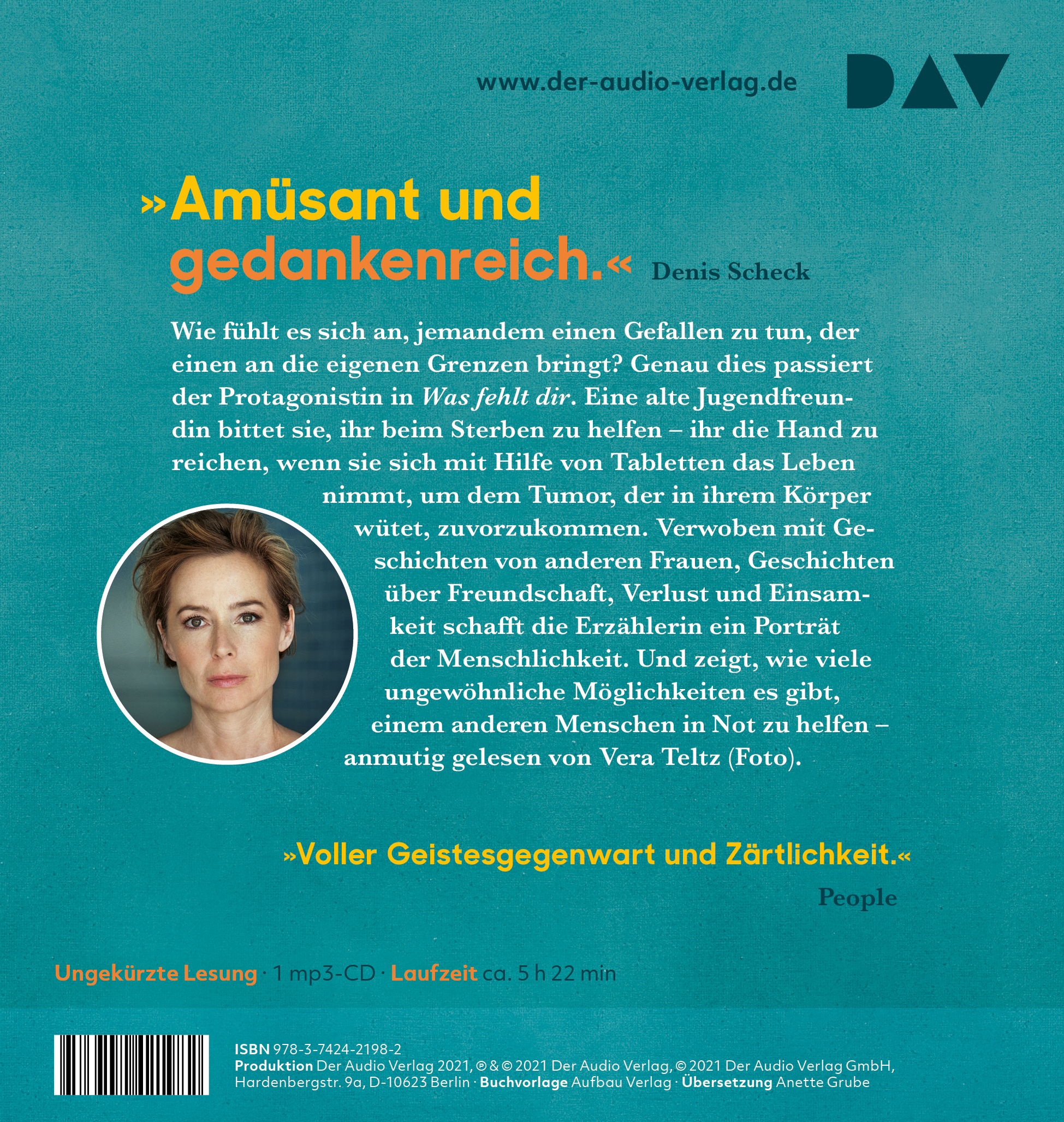 Rückseitencover Was fehlt dir