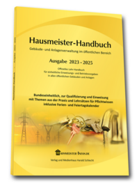 Vorderes Coverbild Hausmeister-Handbuch 2023-2025