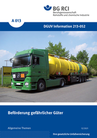 Vorderes Coverbild A 013 - Beförderung gefährlicher Güter