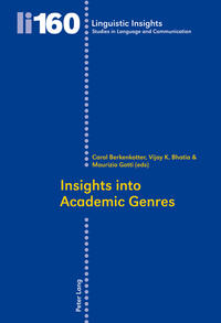 Vorderes Coverbild Insights into Academic Genres