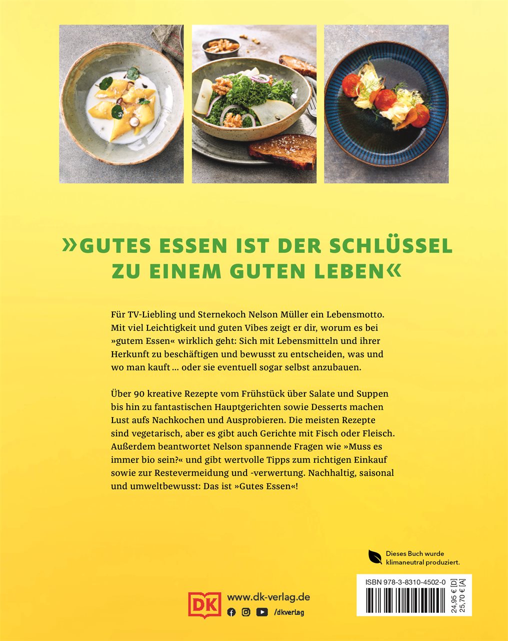 Rückseitencover Gutes Essen