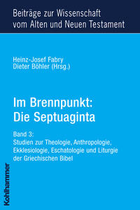 Vorderes Coverbild Im Brennpunkt: Die Septuaginta