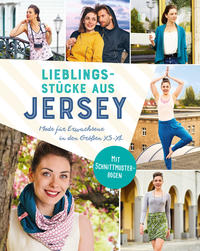 Vorderes Coverbild Lieblingsstücke aus Jersey - Mode für Erwachsene in den Größen XS-XL