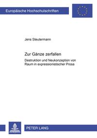 Vorderes Coverbild Zur Gänze zerfallen