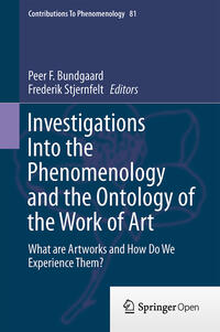 Vorderes Coverbild Investigations Into the Phenomenology and the Ontology of the Work of Art