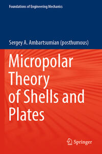 Vorderes Coverbild Micropolar Theory of Shells and Plates