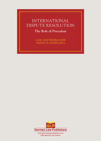 Vorderes Coverbild International Dispute Resolution Volume 3