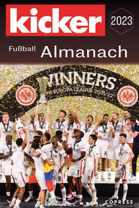 Vorderes Coverbild Kicker Fußball Almanach 2023