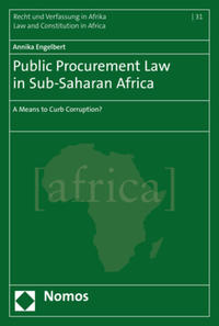 Vorderes Coverbild Public Procurement Law in Sub-Saharan Africa