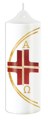 Vorderes Coverbild Kerze »Alpha & Omega«
