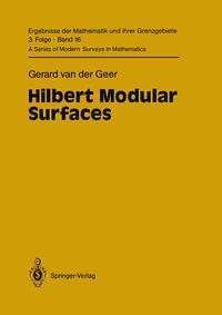Vorderes Coverbild Hilbert Modular Surfaces