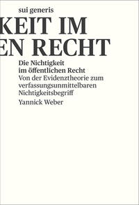 Vorderes Coverbild Die Nichtigkeit im öffentlichen Recht